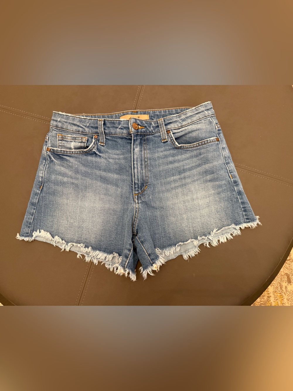 Joe's Jeans Blue Distressed Denim Cutoff Shorts